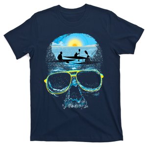 Summer Vacation Beach Skull Lover Cool Rowing T-Shirt