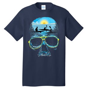 Summer Vacation Beach Skull Lover Cool Rowing Tall T-Shirt