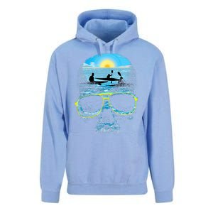 Summer Vacation Beach Skull Lover Cool Rowing Unisex Surf Hoodie