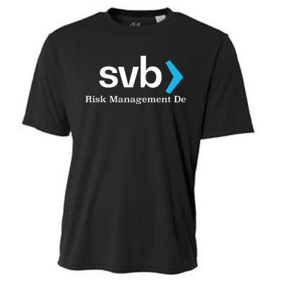 Silicon Valley Bank SVB Risk Management Department Cooling Performance Crew T-Shirt