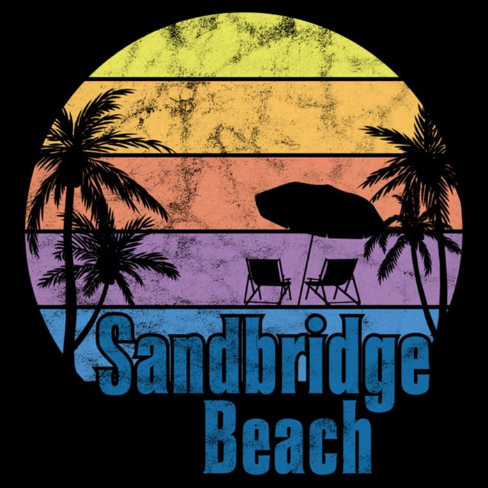 Sandbridge Virginia Beach Retro Sunset Family Beach Vacation Gift Backpack