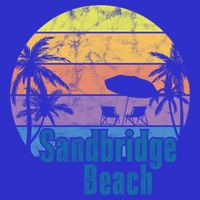 Sandbridge Virginia Beach Retro Sunset Family Beach Vacation Gift Kids Sweatshirt