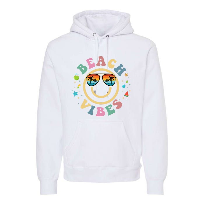 Summer Vacation Beach Vibes Stylish Beach Premium Hoodie