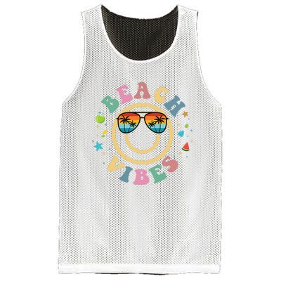 Summer Vacation Beach Vibes Stylish Beach Mesh Reversible Basketball Jersey Tank