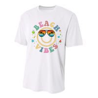 Summer Vacation Beach Vibes Stylish Beach Performance Sprint T-Shirt