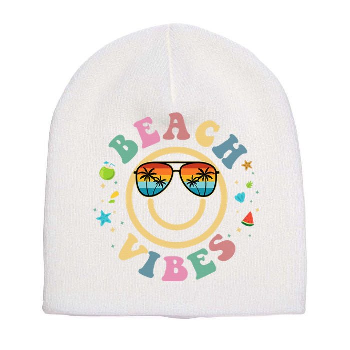 Summer Vacation Beach Vibes Stylish Beach Short Acrylic Beanie