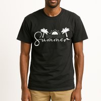 Summer Vintage Beach Tall T-Shirt