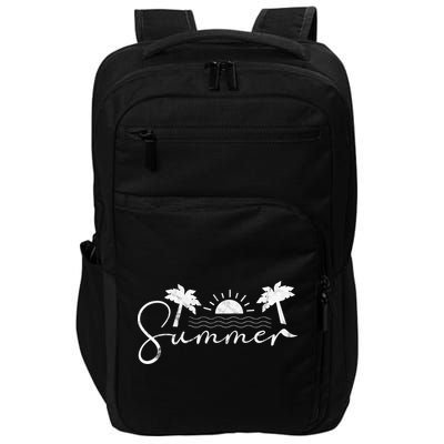 Summer Vintage Beach Impact Tech Backpack