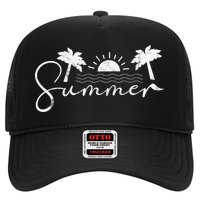 Summer Vintage Beach Trucker Hat