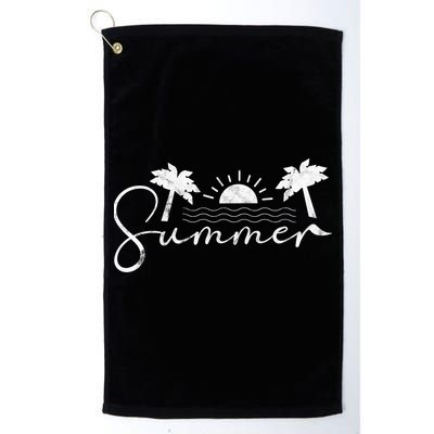 Summer Vintage Beach Golf Towel