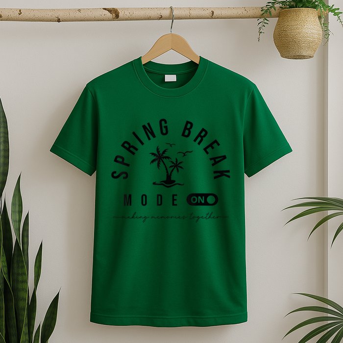 Spring Vacation Break 2025 Mode On Party Ready Beach Vibes T-Shirt