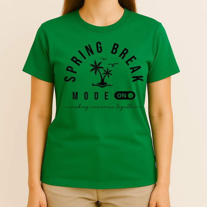 Spring Vacation Break 2025 Mode On Party Ready Beach Vibes T-Shirt