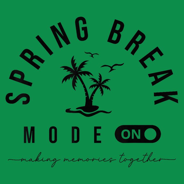 Spring Vacation Break 2025 Mode On Party Ready Beach Vibes T-Shirt