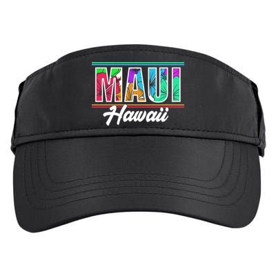 Summer Vacation Beach Maui Hawaii Gift Adult Drive Performance Visor