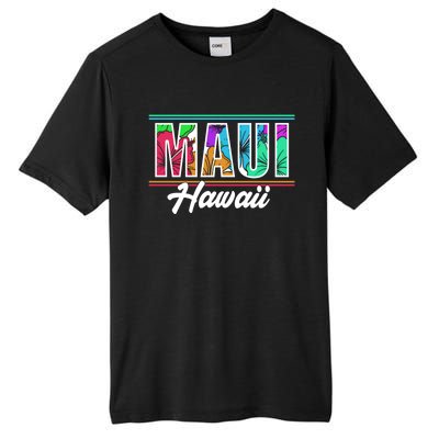 Summer Vacation Beach Maui Hawaii Gift Tall Fusion ChromaSoft Performance T-Shirt