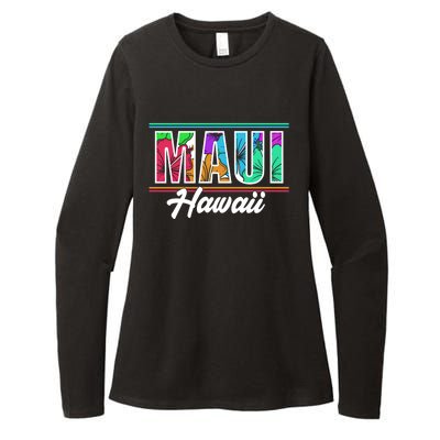 Summer Vacation Beach Maui Hawaii Gift Womens CVC Long Sleeve Shirt