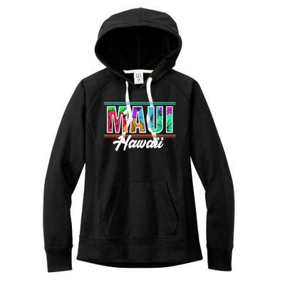 Summer Vacation Beach Maui Hawaii Gift Women's Fleece Hoodie