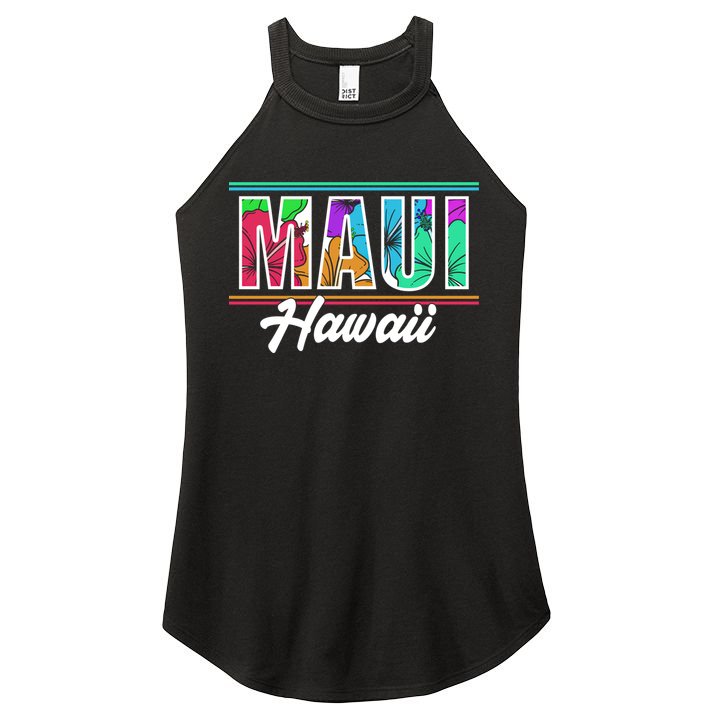 Summer Vacation Beach Maui Hawaii Gift Women's Perfect Tri Rocker Tank