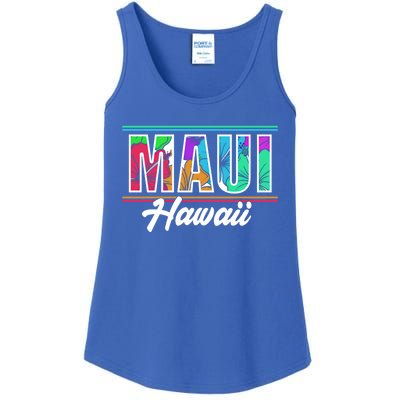 Summer Vacation Beach Maui Hawaii Gift Ladies Essential Tank