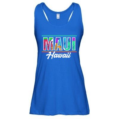 Summer Vacation Beach Maui Hawaii Gift Ladies Essential Flowy Tank