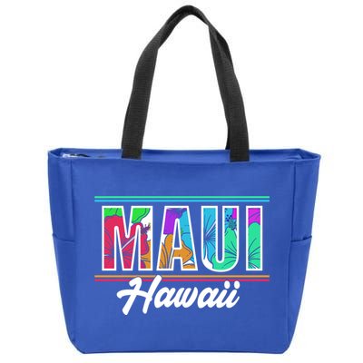 Summer Vacation Beach Maui Hawaii Gift Zip Tote Bag