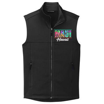 Summer Vacation Beach Maui Hawaii Gift Collective Smooth Fleece Vest