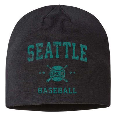 Seattle Vintage Baseball Throwback Sustainable Beanie