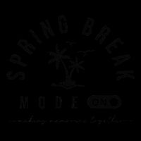 Spring Vacation Break 2025 Mode On Party Ready Beach Vibes Flat Bill Trucker Hat