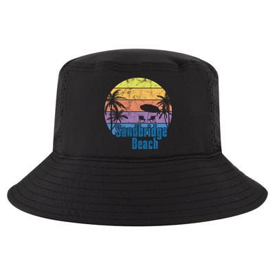 Sandbridge Virginia Beach Retro Sunset Family Beach Vacation Cute Gift Cool Comfort Performance Bucket Hat