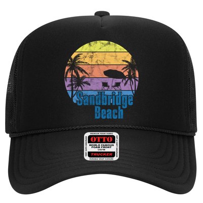 Sandbridge Virginia Beach Retro Sunset Family Beach Vacation Cute Gift Hat