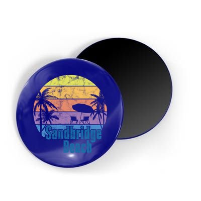 Sandbridge Virginia Beach Retro Sunset Family Beach Vacation Cute Gift Magnet