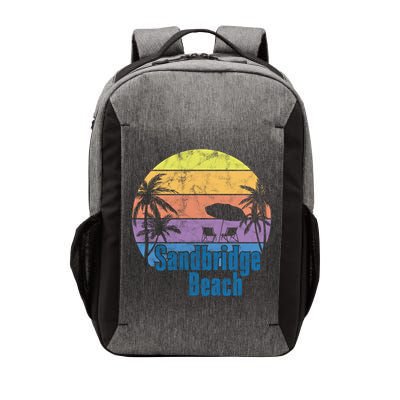 Sandbridge Virginia Beach Retro Sunset Family Beach Vacation Cute Gift Vector Backpack