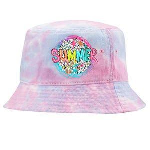 Summer Vibe Beach Vacation Tie-Dyed Bucket Hat