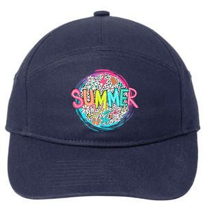 Summer Vibe Beach Vacation 7-Panel Snapback Hat