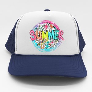 Summer Vibe Beach Vacation Trucker Hat