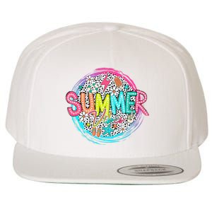 Summer Vibe Beach Vacation Wool Snapback Cap