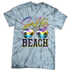 Salty Vibes Beach Vacation Summer Good Vibes Tie-Dye T-Shirt