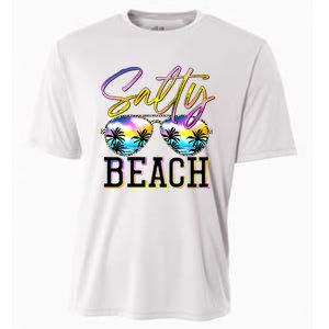 Salty Vibes Beach Vacation Summer Good Vibes Cooling Performance Crew T-Shirt