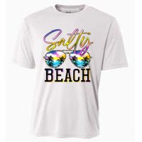 Salty Vibes Beach Vacation Summer Good Vibes Cooling Performance Crew T-Shirt