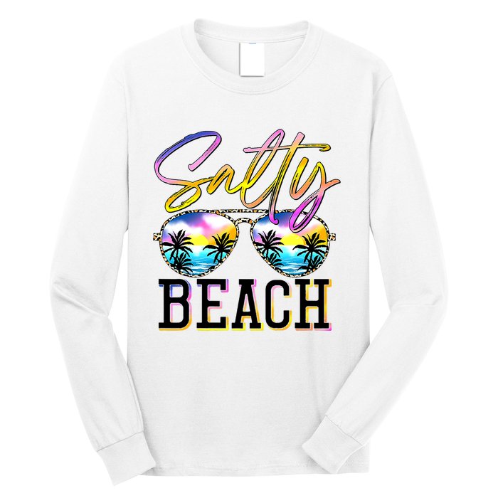 Salty Vibes Beach Vacation Summer Good Vibes Long Sleeve Shirt