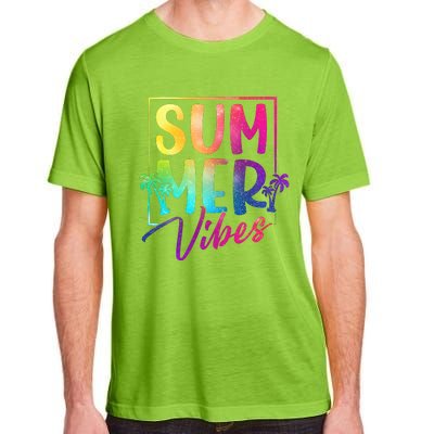 Summer Vibes Beach Sunset Adult ChromaSoft Performance T-Shirt