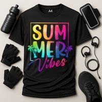 Summer Vibes Beach Sunset Performance Shirt