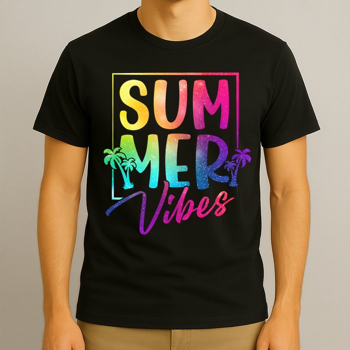 Summer Vibes Beach Sunset T-Shirt