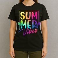 Summer Vibes Beach Sunset T-Shirt