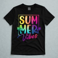 Summer Vibes Beach Sunset T-Shirt