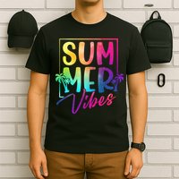 Summer Vibes Beach Sunset T-Shirt