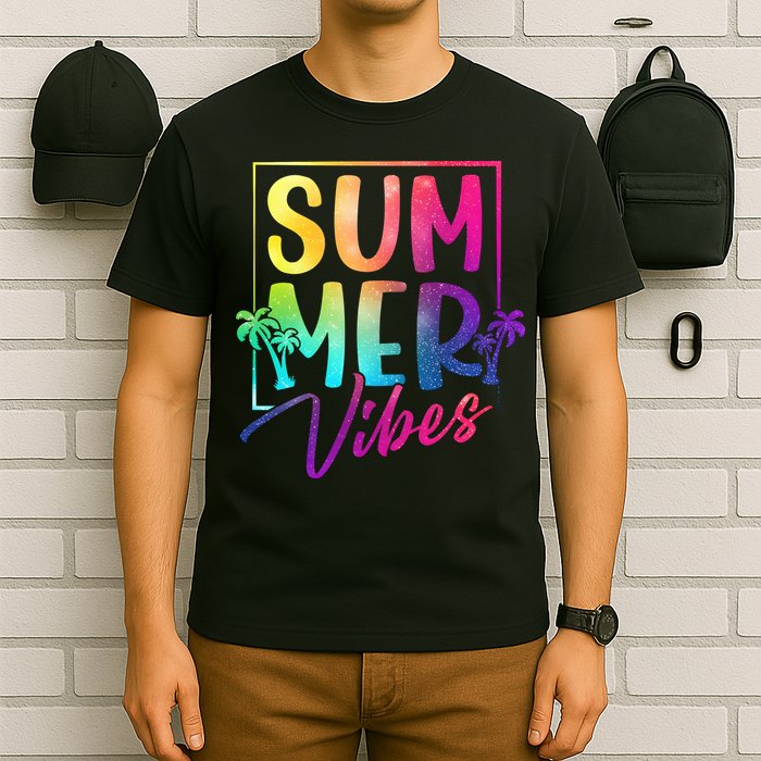 Summer Vibes Beach Sunset T-Shirt
