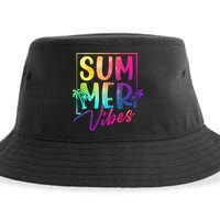Summer Vibes Beach Sunset Sustainable Bucket Hat