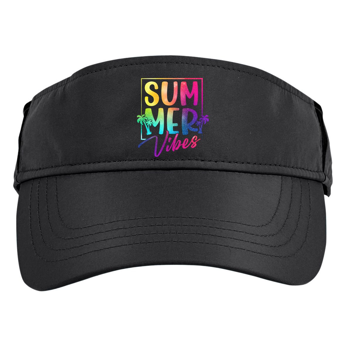 Summer Vibes Beach Sunset Adult Drive Performance Visor