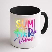 Summer Vibes Beach Sunset Mug